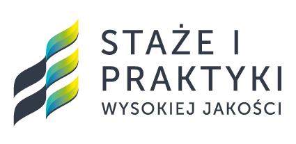 logo staże i praktyki wysokiej jakości