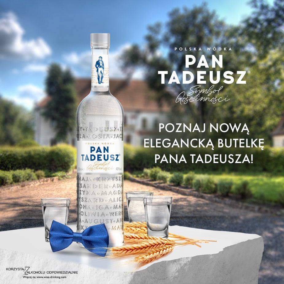 Poznaj nową elegancką butelkę Pana Tadeusza