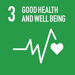 SDG 3 logo - Good Health and Wellbeing