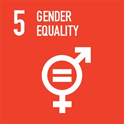 SDG 5 logo - Gender Equality