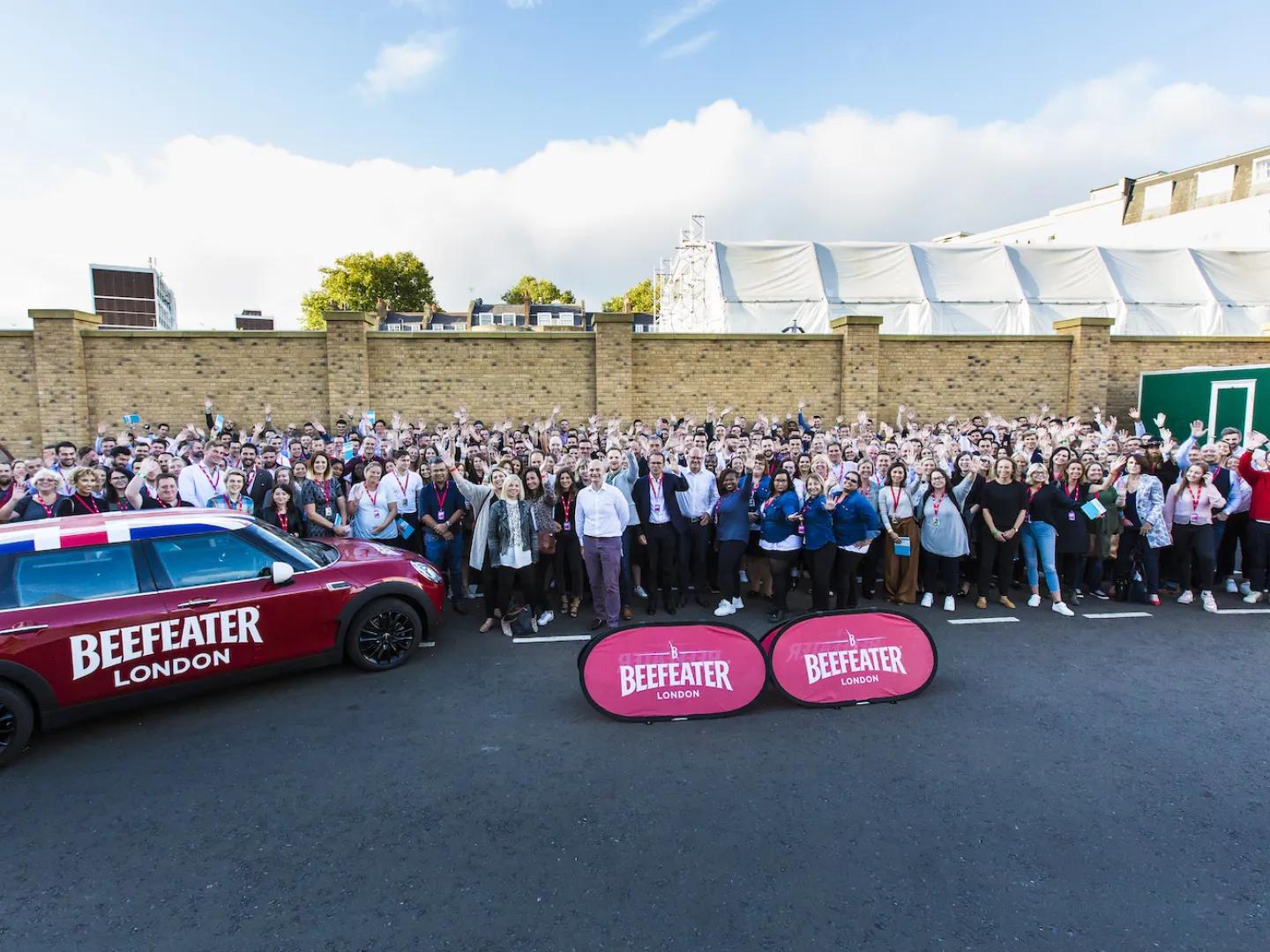 Pernod Ricard UK employees at a conference in 2019.