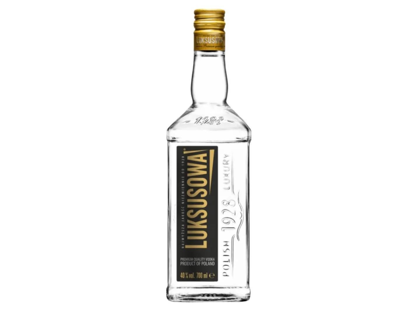 packshot butelka Luksusowa