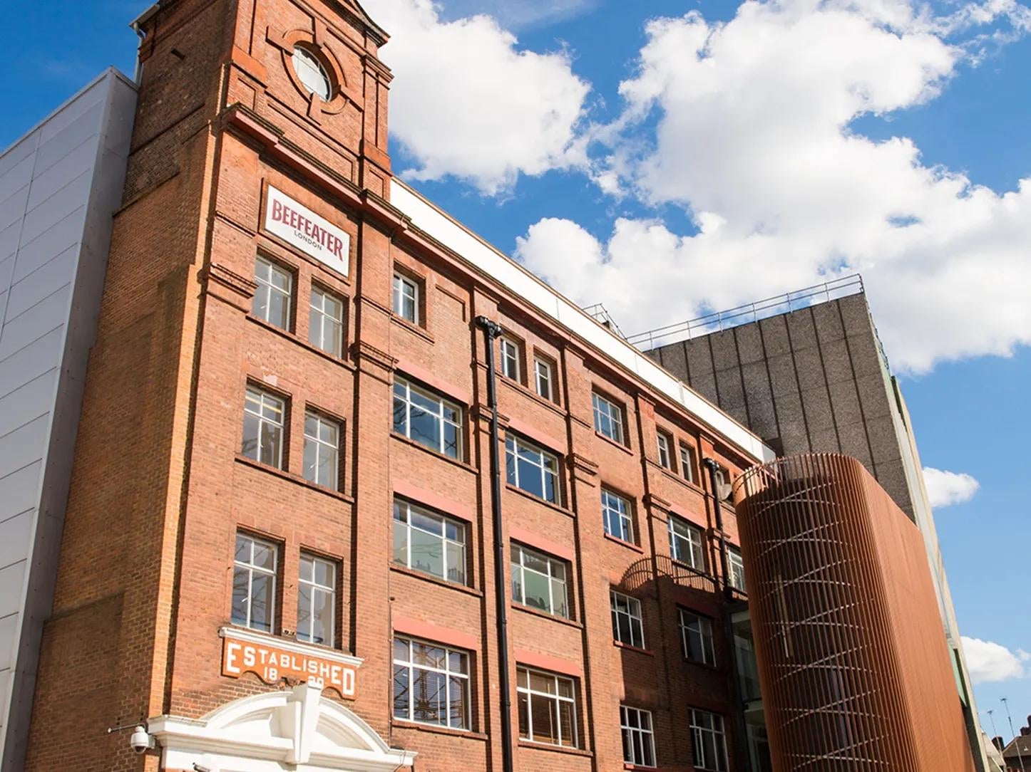 Beefeater Gin Distillery in London, England.