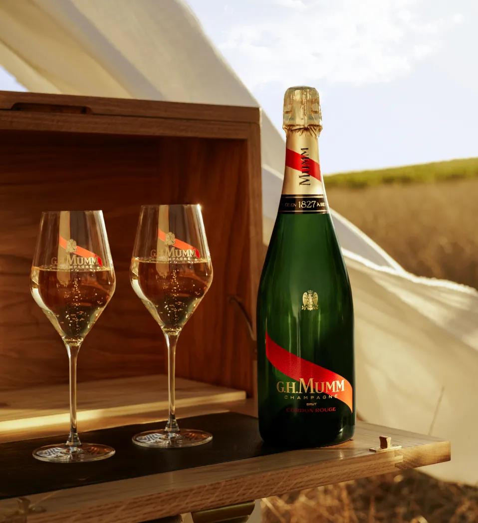 Profile of Champagne Mumm