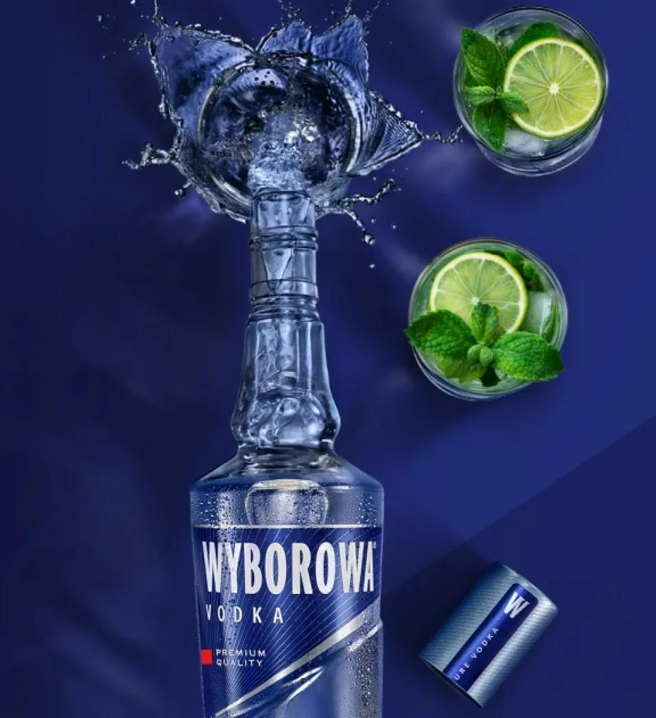 packshot butelka Wyborowa