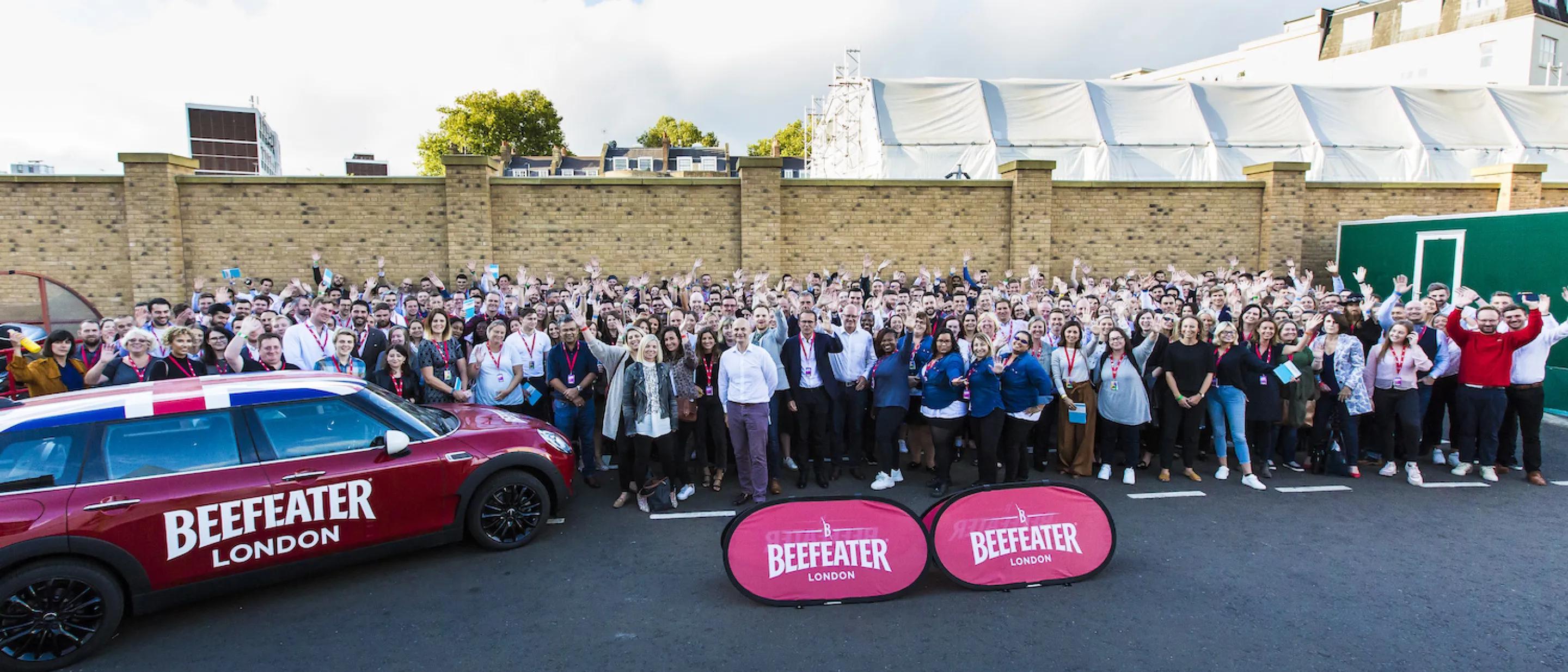 Pernod Ricard UK employees at a conference in 2019.