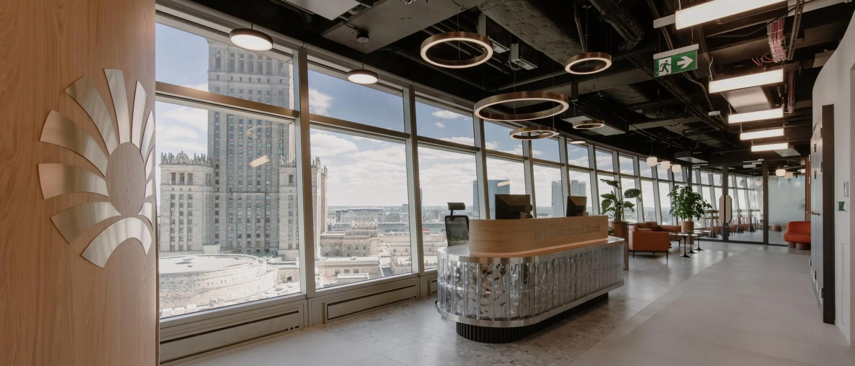 reception in the office in Warsaw