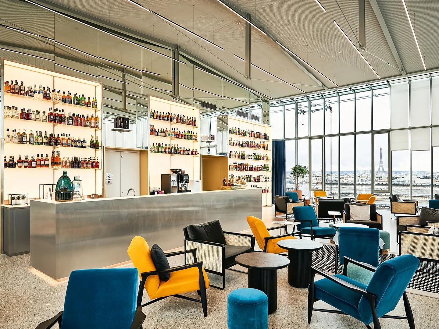 Sky Bar at The Island, Pernod Ricard's headquarters in Paris, France.